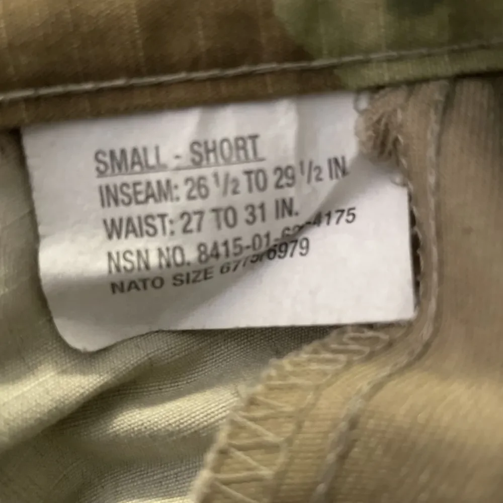 Army ACU Camo Pants Small-Short Army‎ Combat Uniform Trousers OCP Ripstop